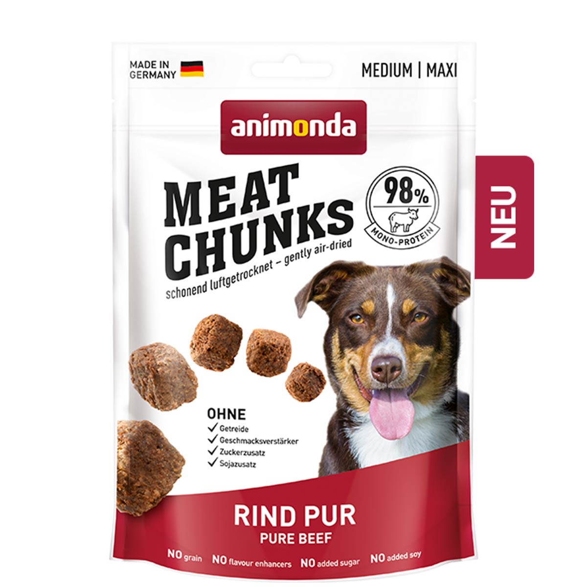 Levně Animonda Meat Chunks čisté hovězí maso 80g