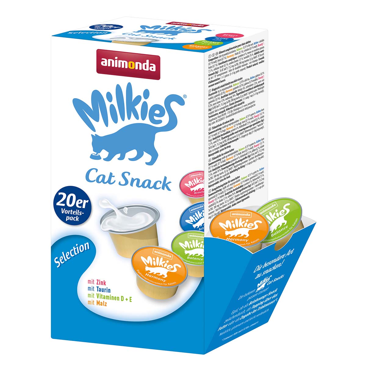 Levně animonda Milkies Selection Cups 20 × 15 g