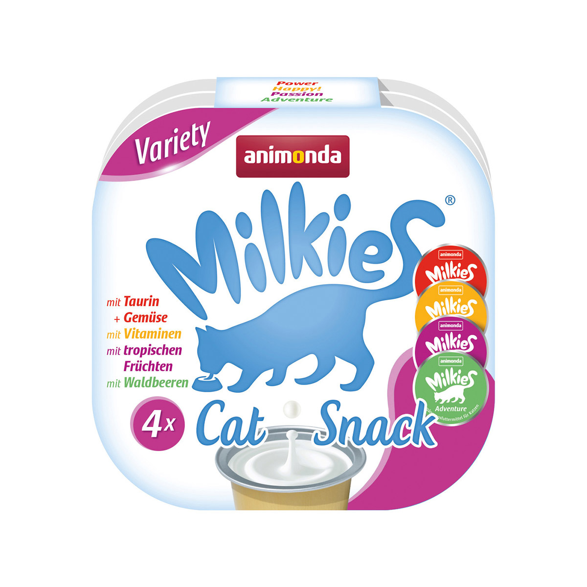 Levně Animonda Milkies Adult Variety, 4 × 15 g