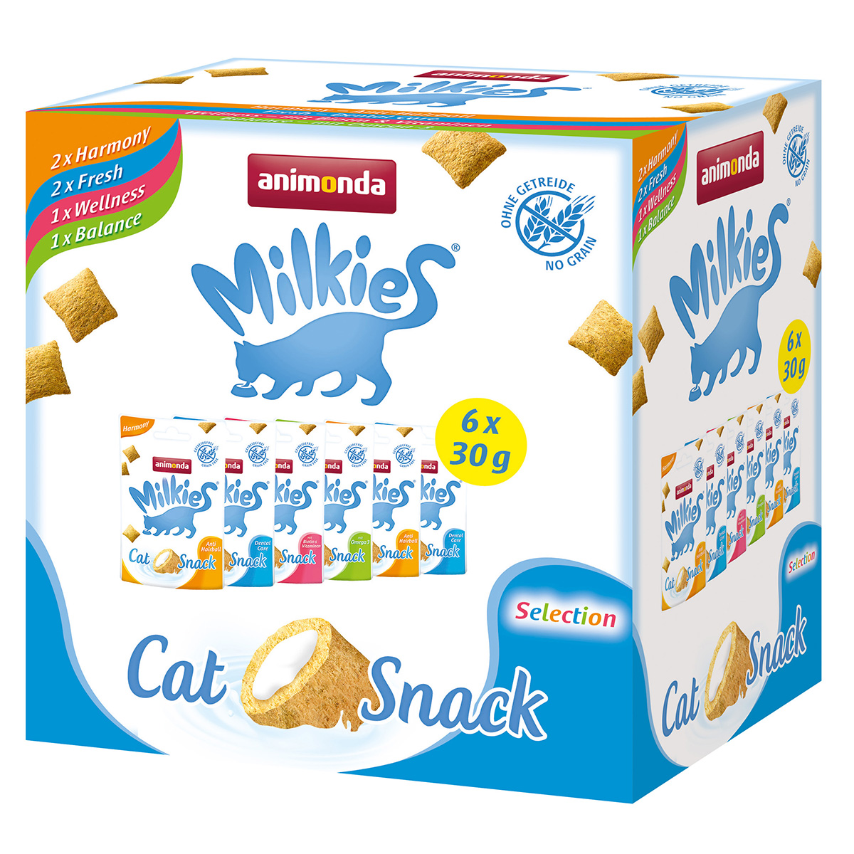 Levně Animonda Milkies multipack, 6 x 30 g