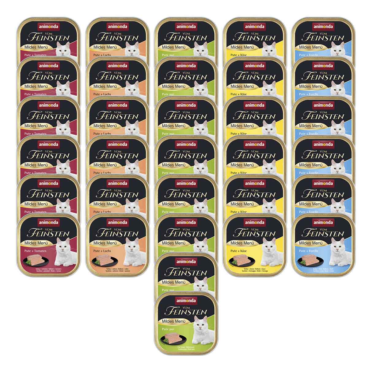 animonda vom Feinsten Adult Milde Vielfalt 32x100g animonda vom Feinsten Adult Milde Vielfalt 32x100g