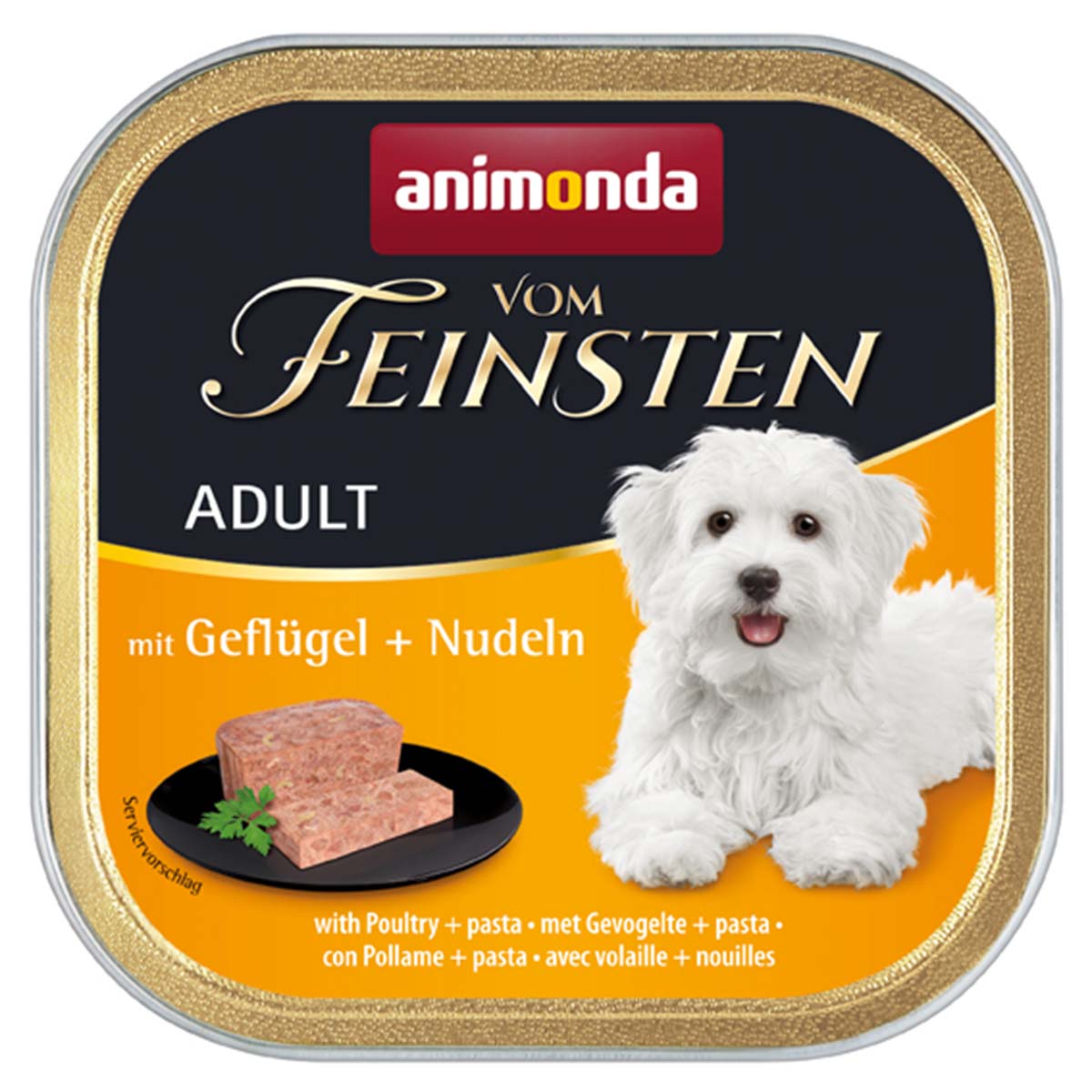 Animonda Vom Feinsten Adult s drůbežím masem a nudlemi 22x150g