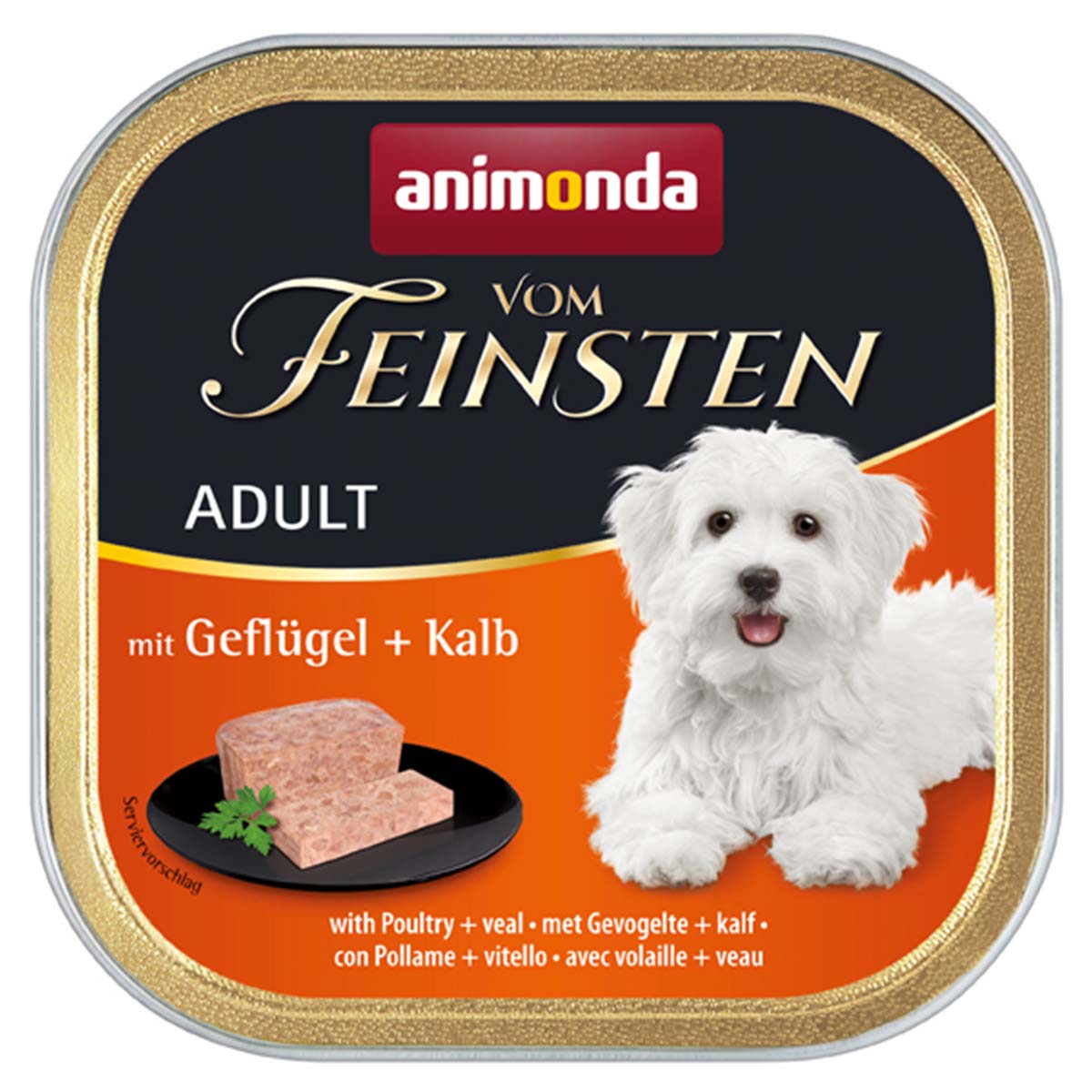 Animonda Vom Feinsten Adult drůbež a telecí 22x150g