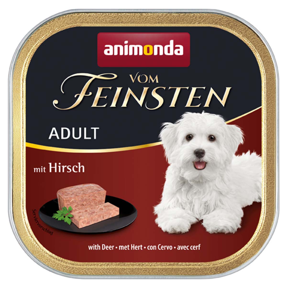 Levně Animonda Vom Feinsten Adult s jelenem 22x150g