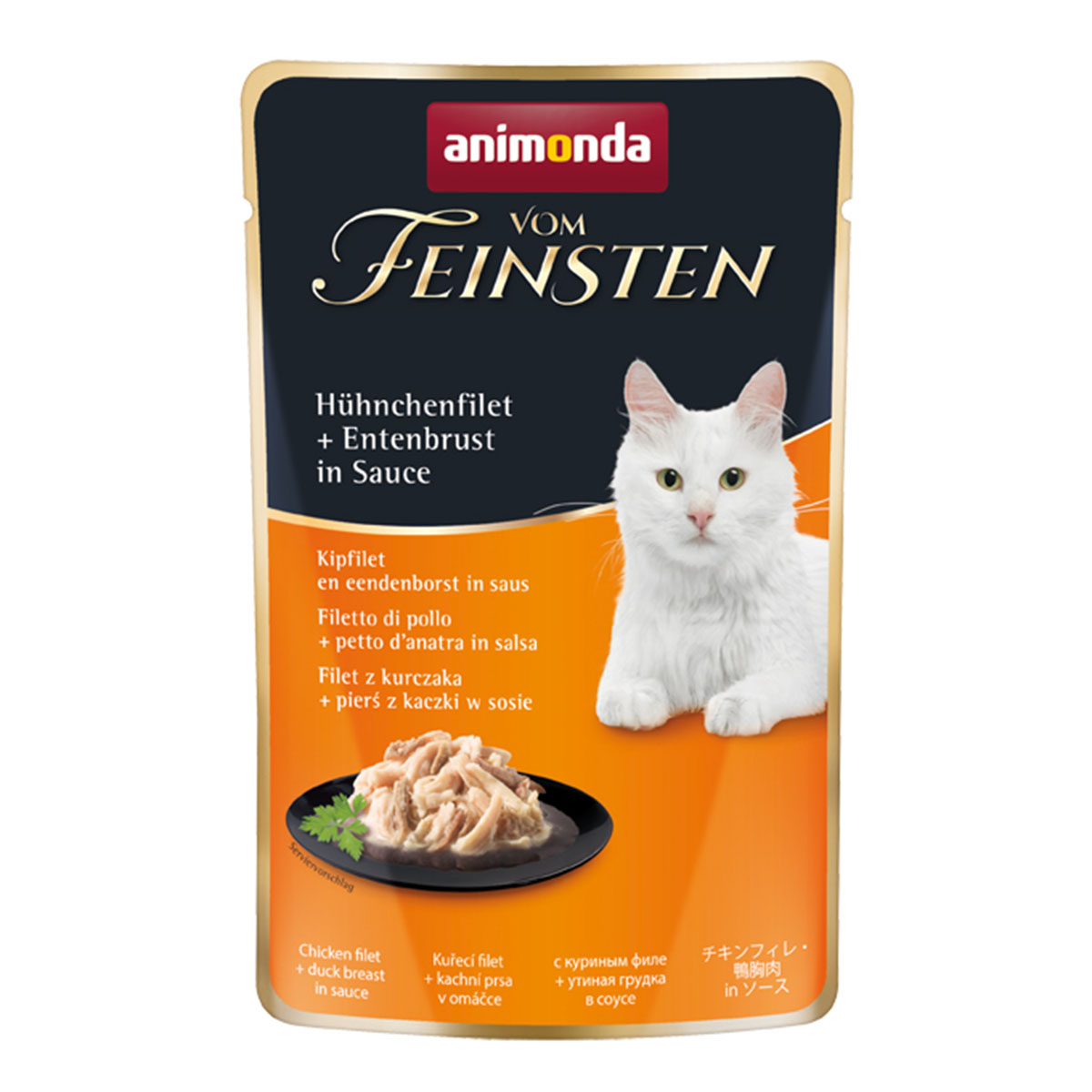 Animonda Vom Feinsten s kuřecím filé a kachními prsy v omáčce 18x50g
