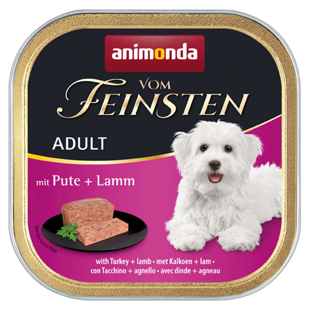 Animonda Vom Feinsten Adult krůtí a jehněčí 22x150g