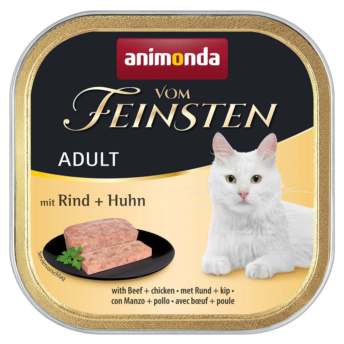 Levně Animonda Vom Feinsten Adult hovězí a kuřecí 32x100g