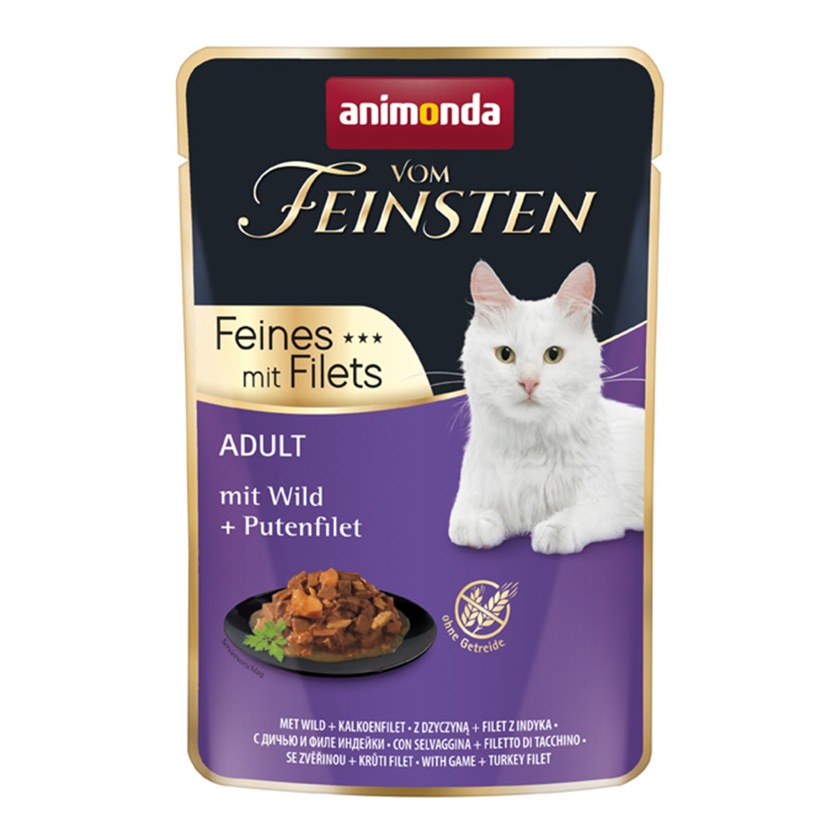 Animonda Vom Feinsten Adult Feine Filets zvěřina a krůtí filety 36x85g