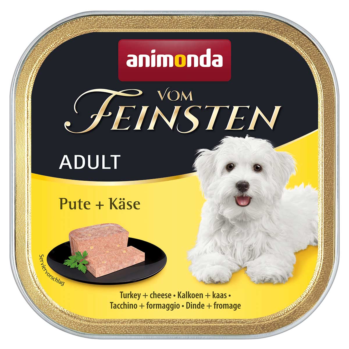 Levně Animonda Vom Feinsten Adult krůta se sýrem 22x150g