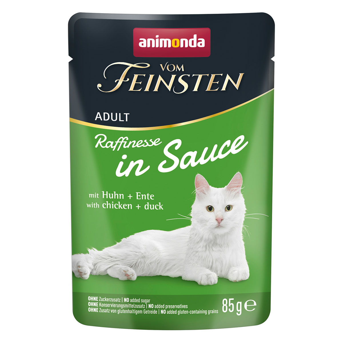 animonda vom Feinsten Adult Raffinesse in Sauce mit Huhn und Ente