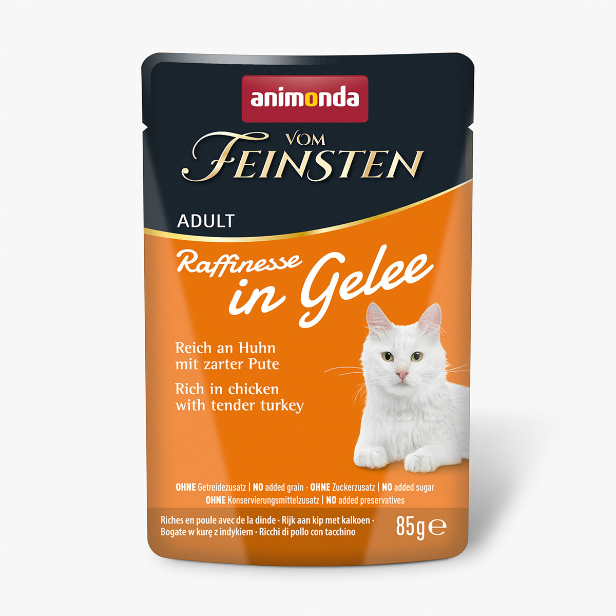 animonda vom Feinsten Raffinesse Gelee Huhn und Pute