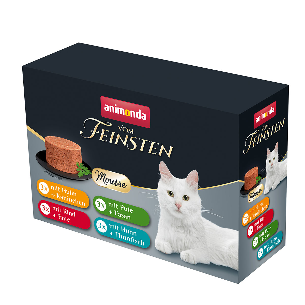 Animonda Vom Feinsten Adult Mousse různé druhy 12x85g