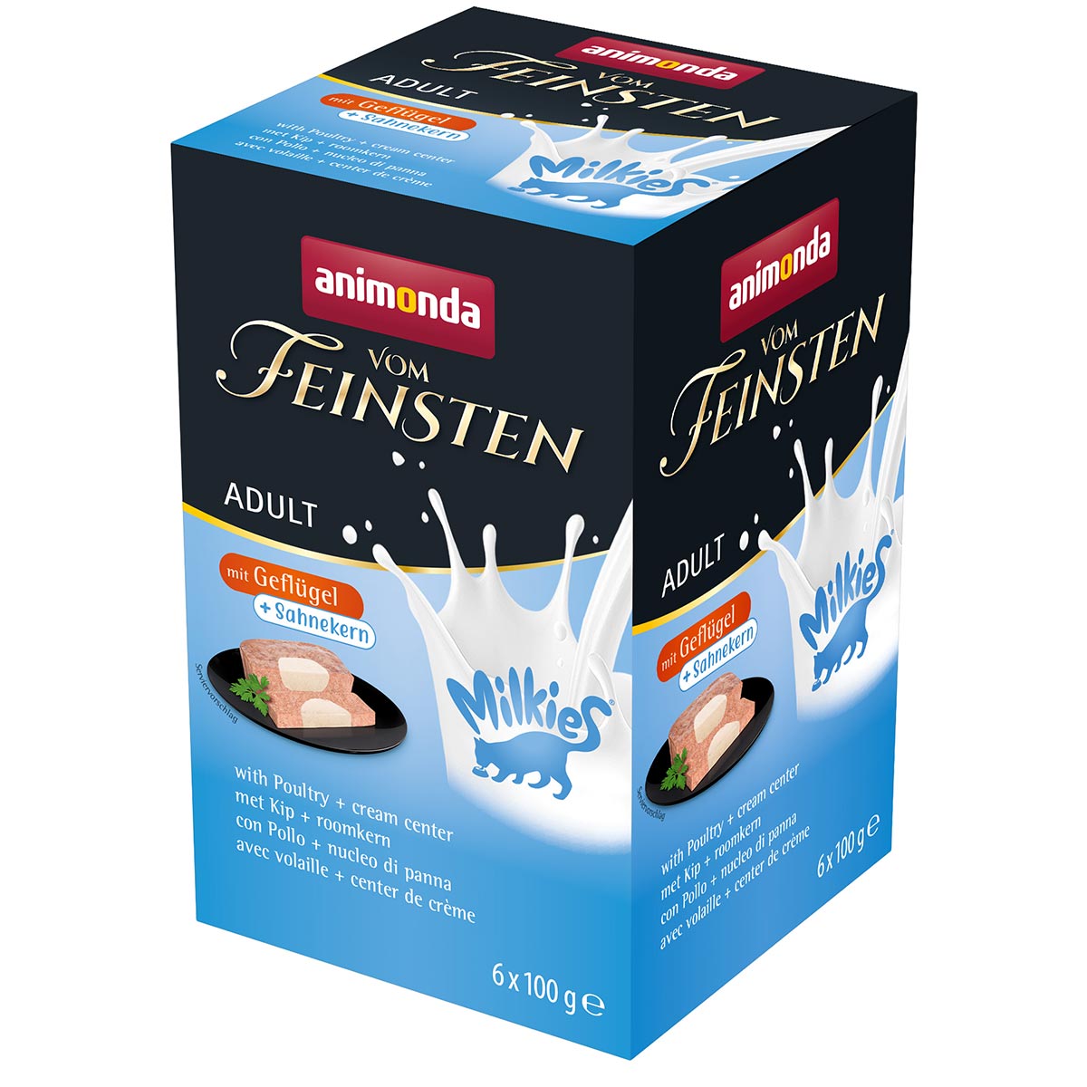 animonda vom Feinsten Adult mit Geflügel + Sahnekern 32x100g animonda vom Feinsten Adult mit Geflügel + Sahnekern 32x100g