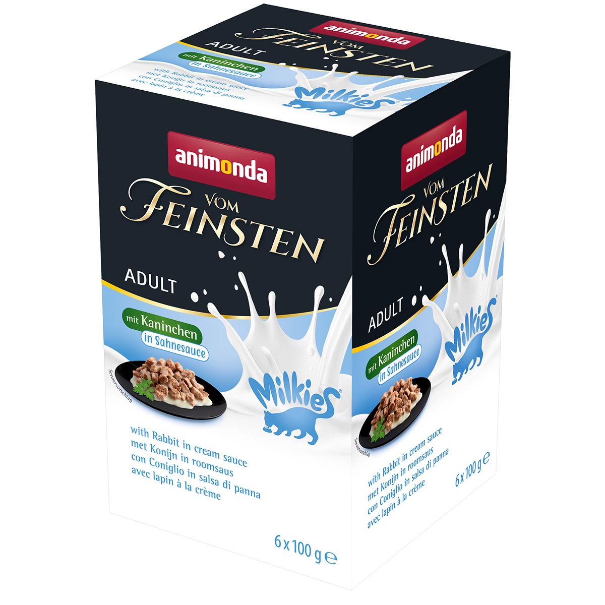 Animonda Vom Feinsten Adult králík ve smetanové omáčce 32x100g