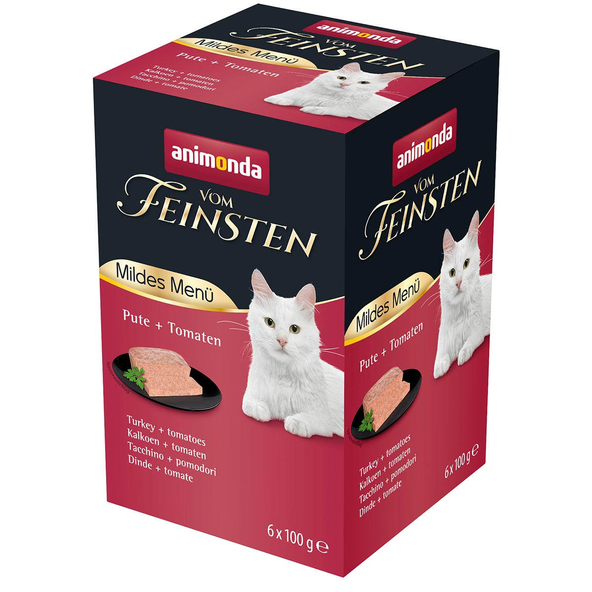 Animonda Vom Feinsten Adult Mildes Menü krůta s rajčaty 32x100g