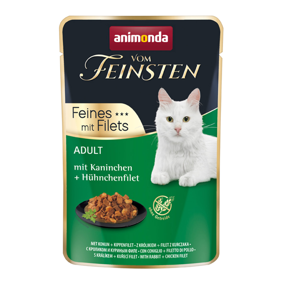Animonda Vom Feinsten Adult Feine Filets králík a kuřecí filety 18x85g