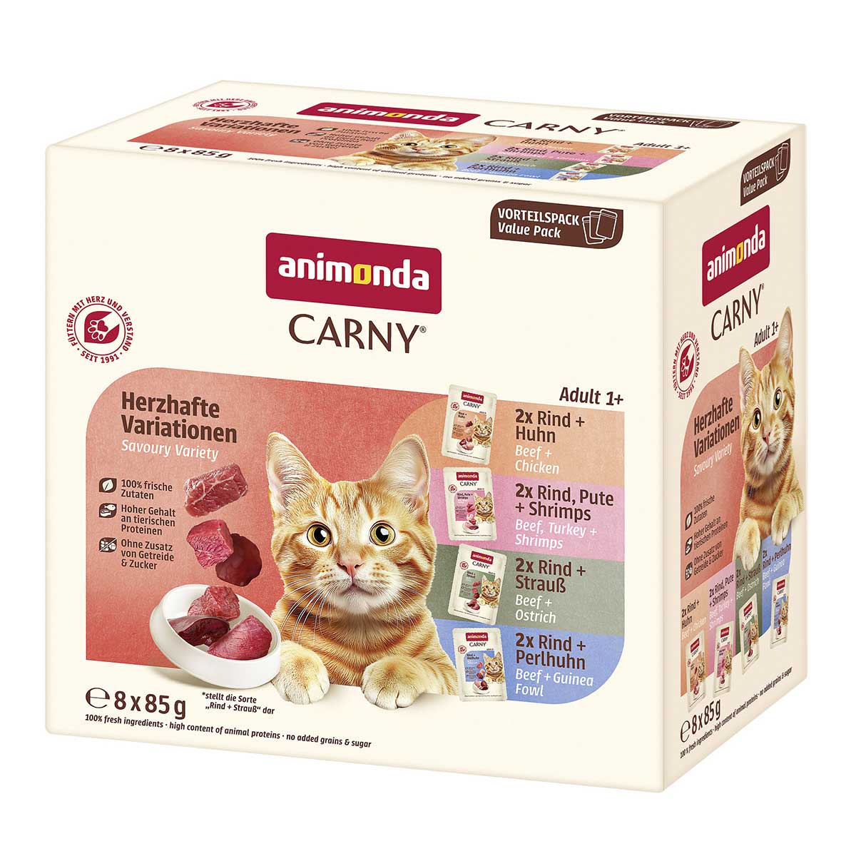 animonda Carny Adult Herzhafte Variante Mixpaket