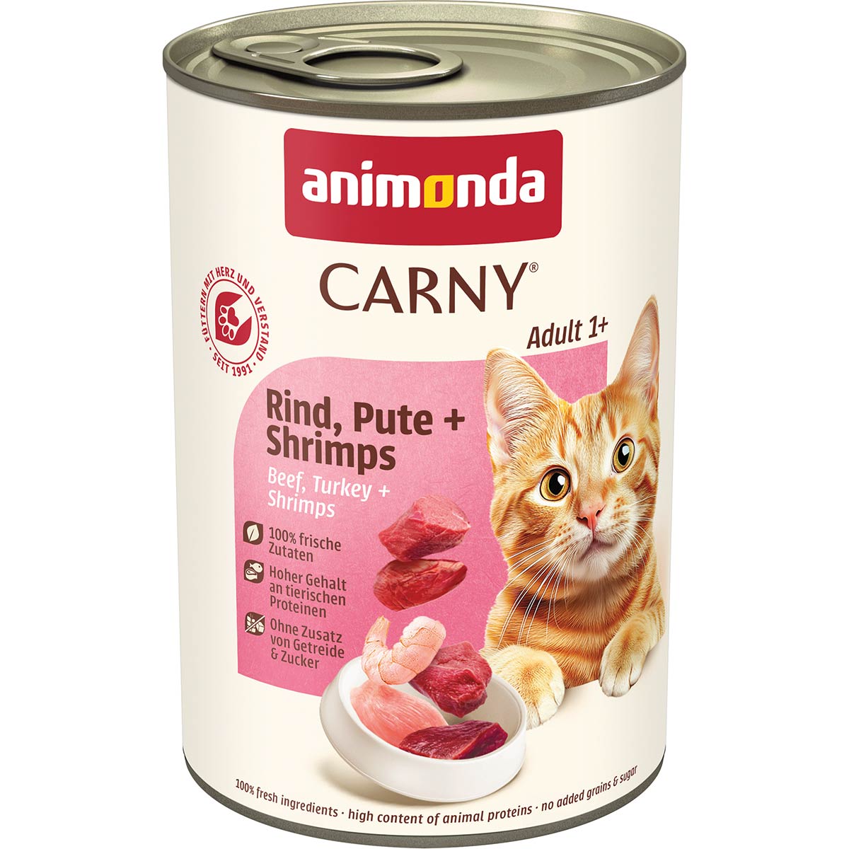animonda Carny Adult Rind, Pute und Shrimps