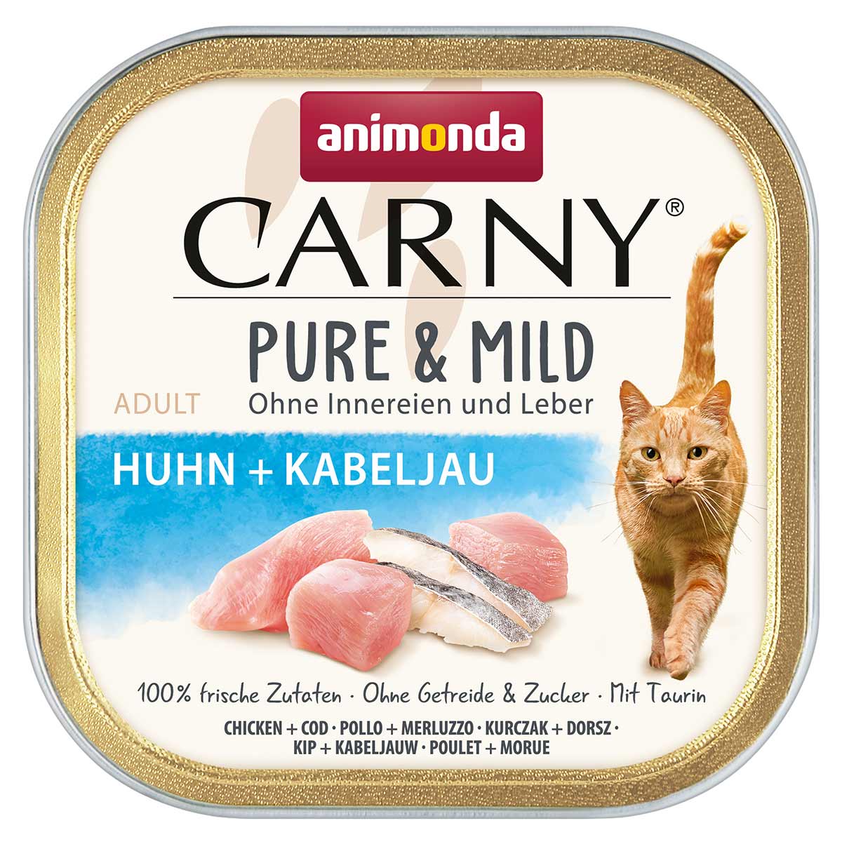 animonda Carny Pure & Mild Adult kuře a treska 32 × 100 g