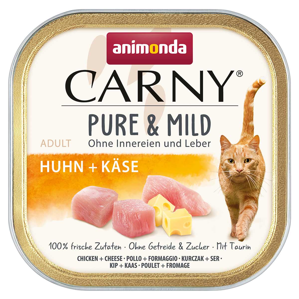 animonda Carny Pure & Mild Adult kuře a sýr 32 × 100 g