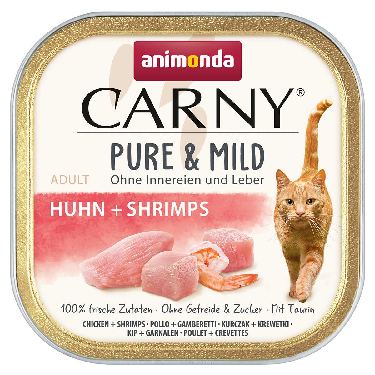animonda Carny Pure & Mild Adult kuře a krevety 32 × 100 g