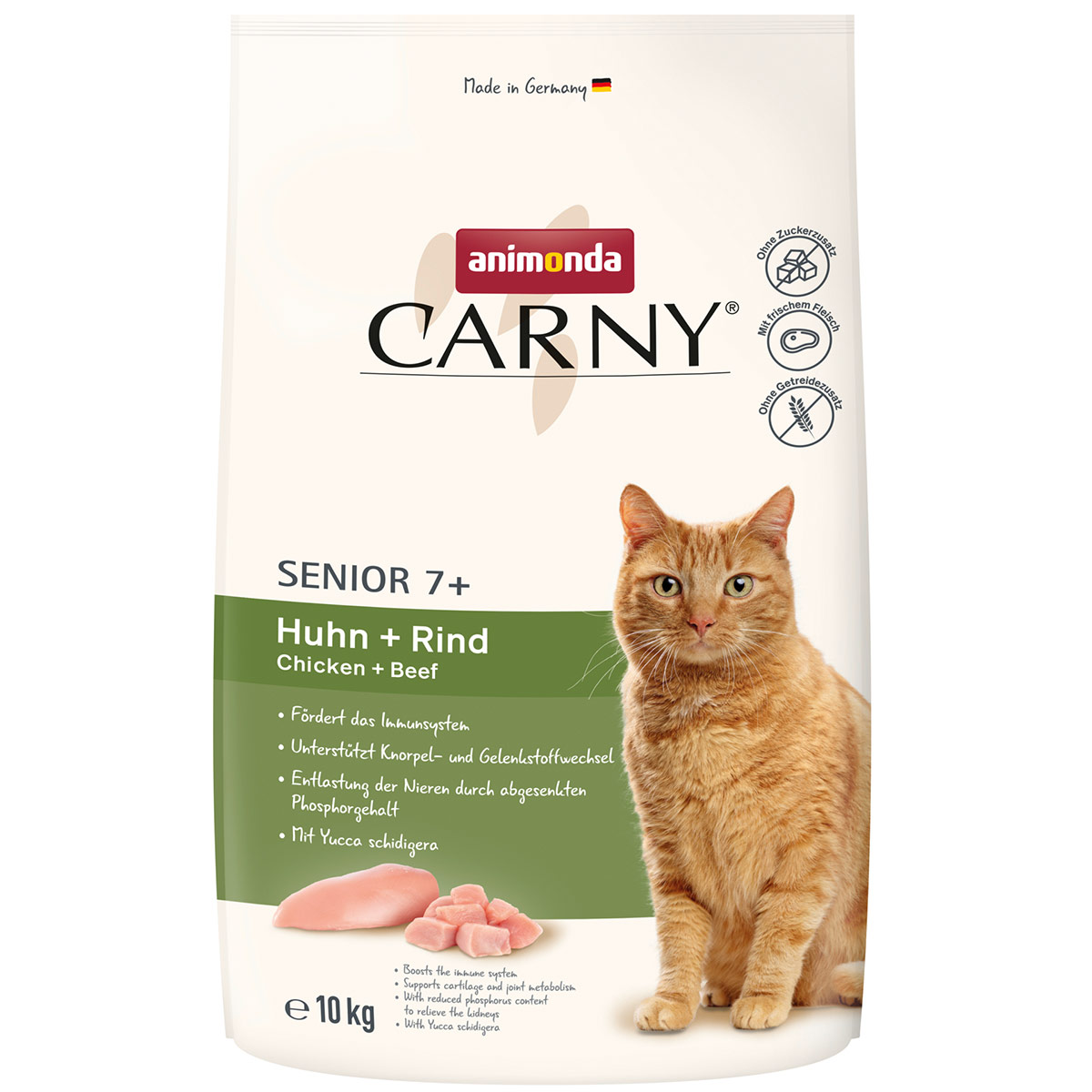 animonda Carny Senior kuře + hovězí 10 kg
