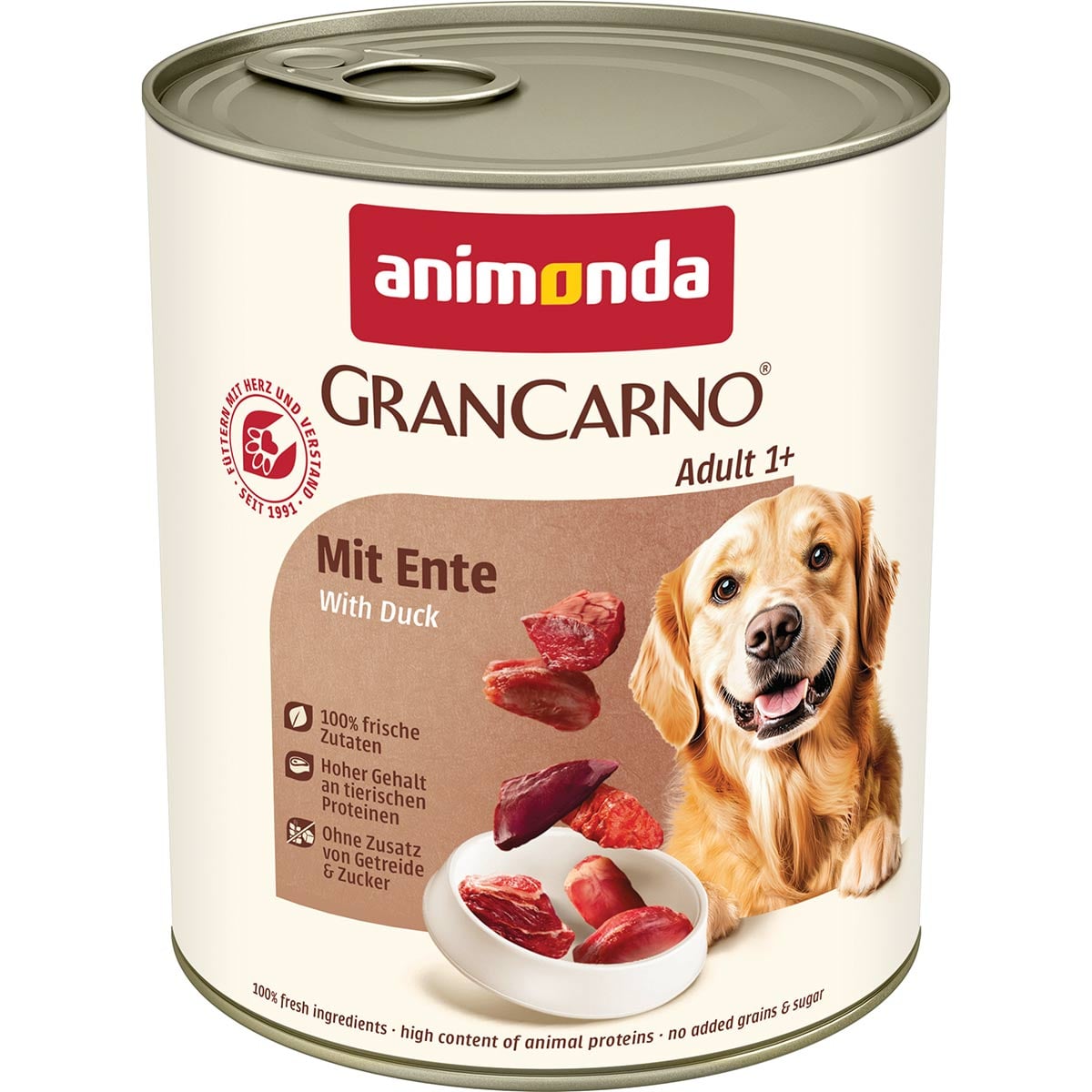 animonda GranCarno Adult mit Ente 24x800g