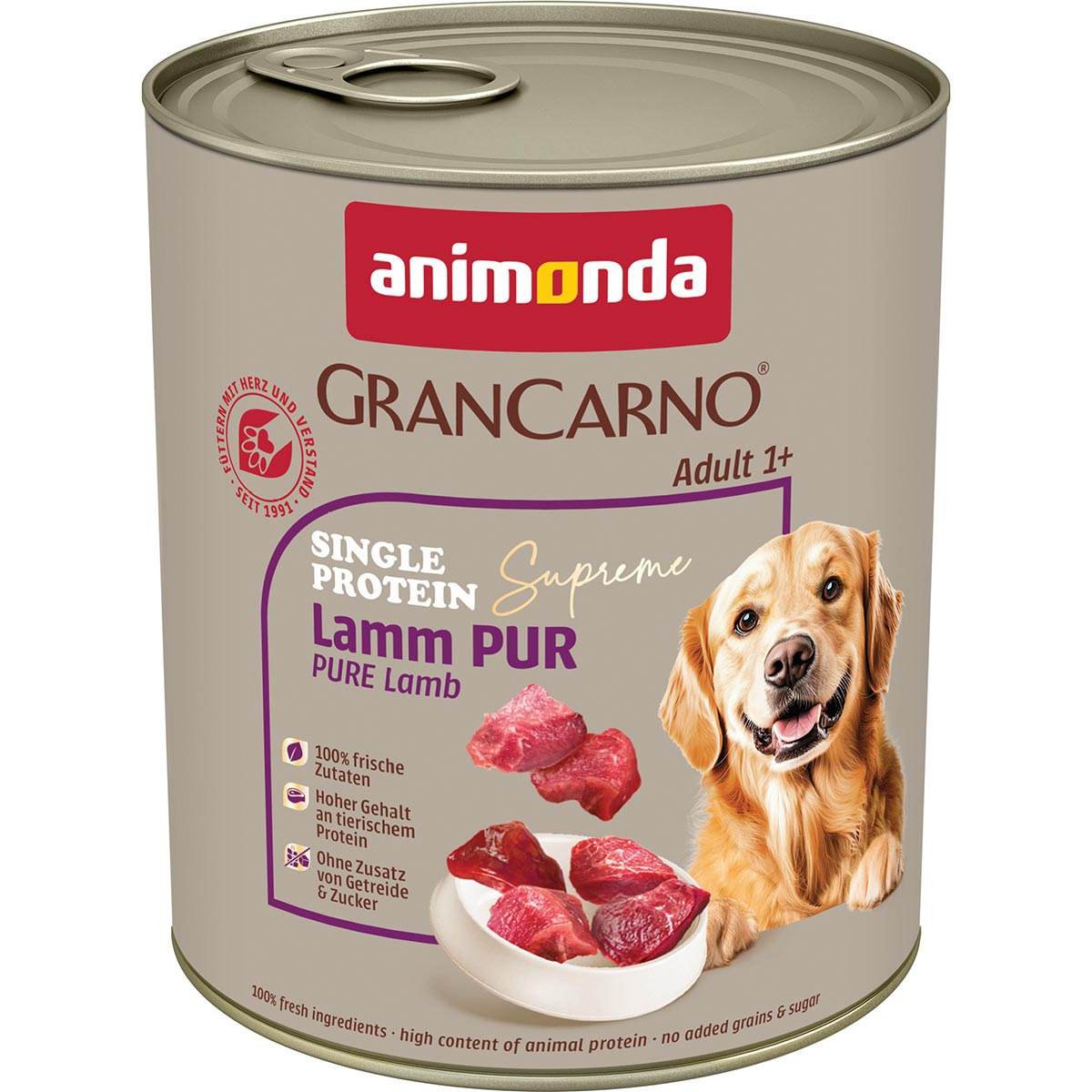 animonda GranCarno single protein Lamm pur