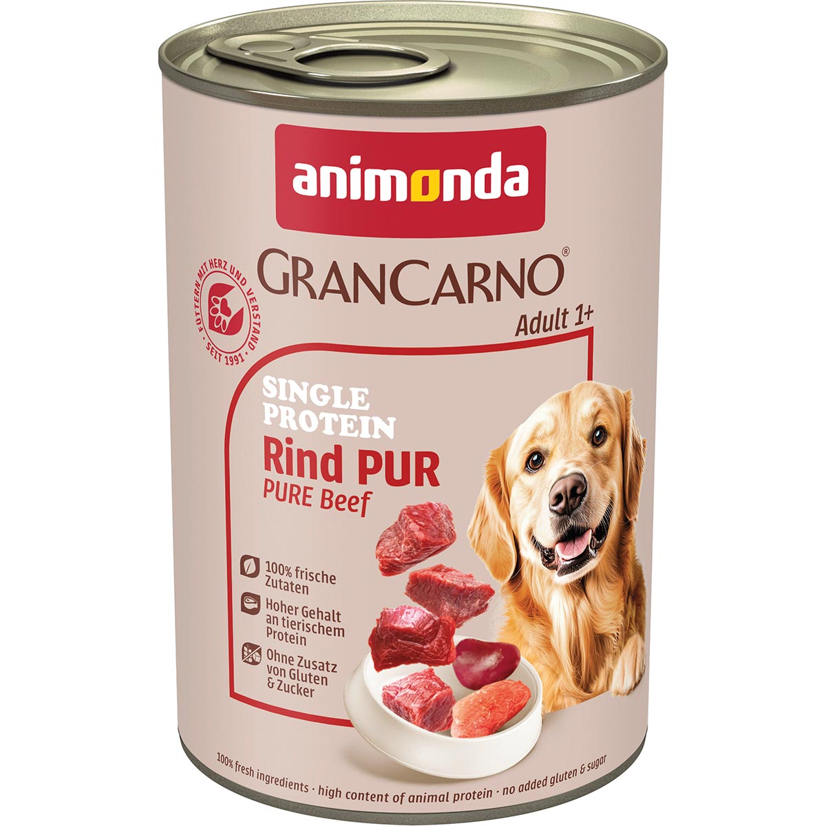 animonda GranCarno single protein Rind pur
