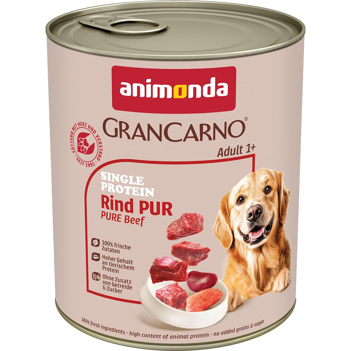 animonda GranCarno single protein Rind pur