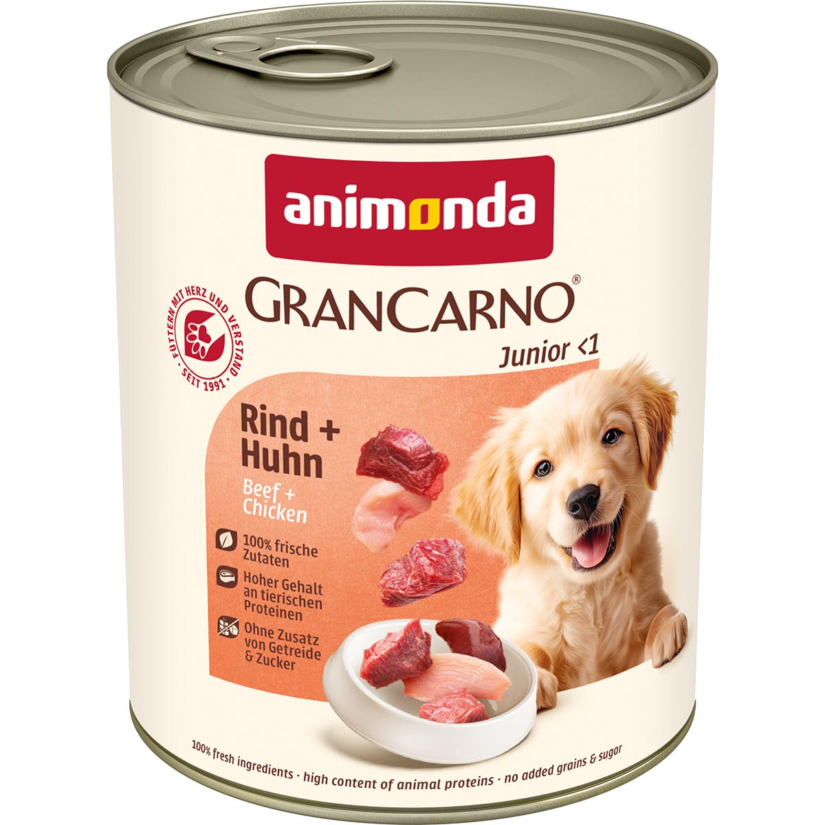 animonda GranCarno Junior Rind und Huhn