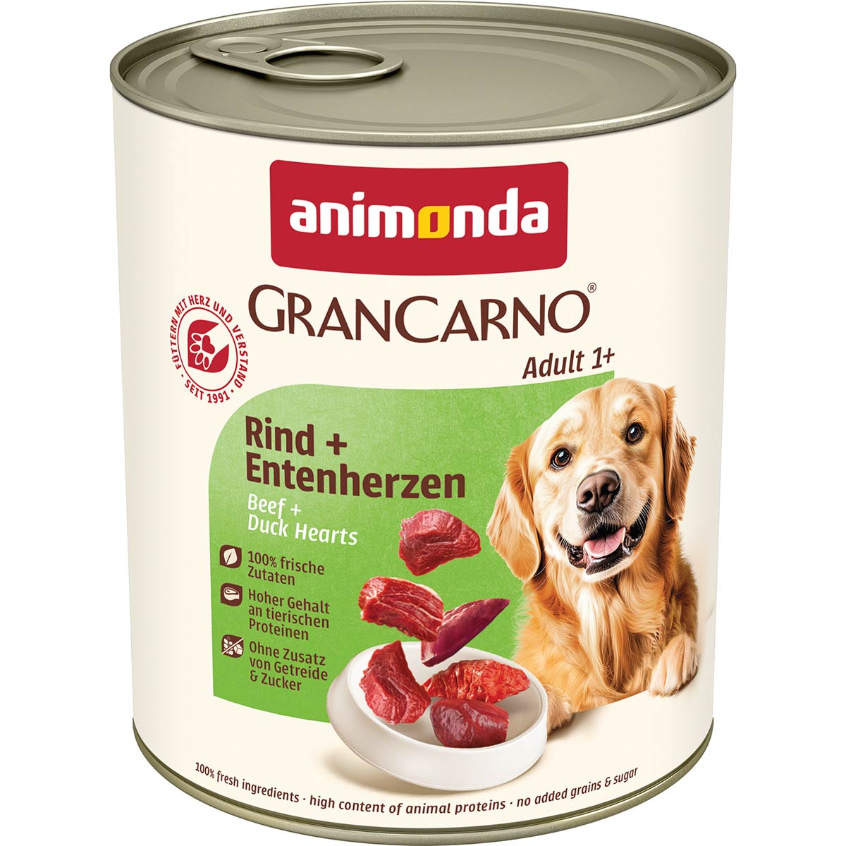 animonda GranCarno Rind und Entenherz