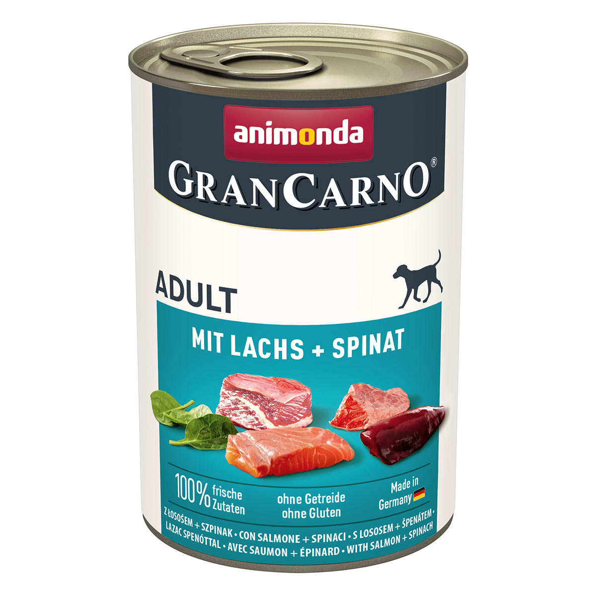 animonda GranCarno Adult mit Lachs und Spinat 6x400g