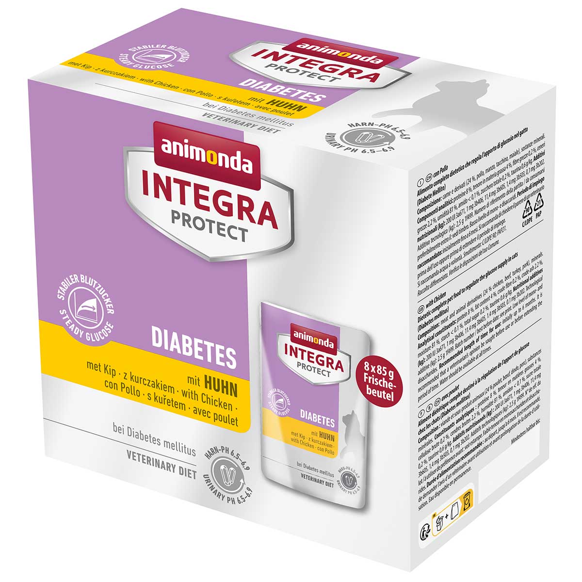 animonda INTEGRA PROTECT Diabetes Huhn 8x85g