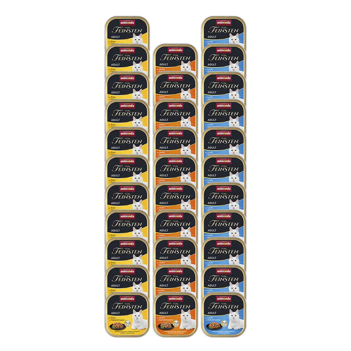 Animonda vom Feinsten Adult různé druhy omáček 64× 100 g