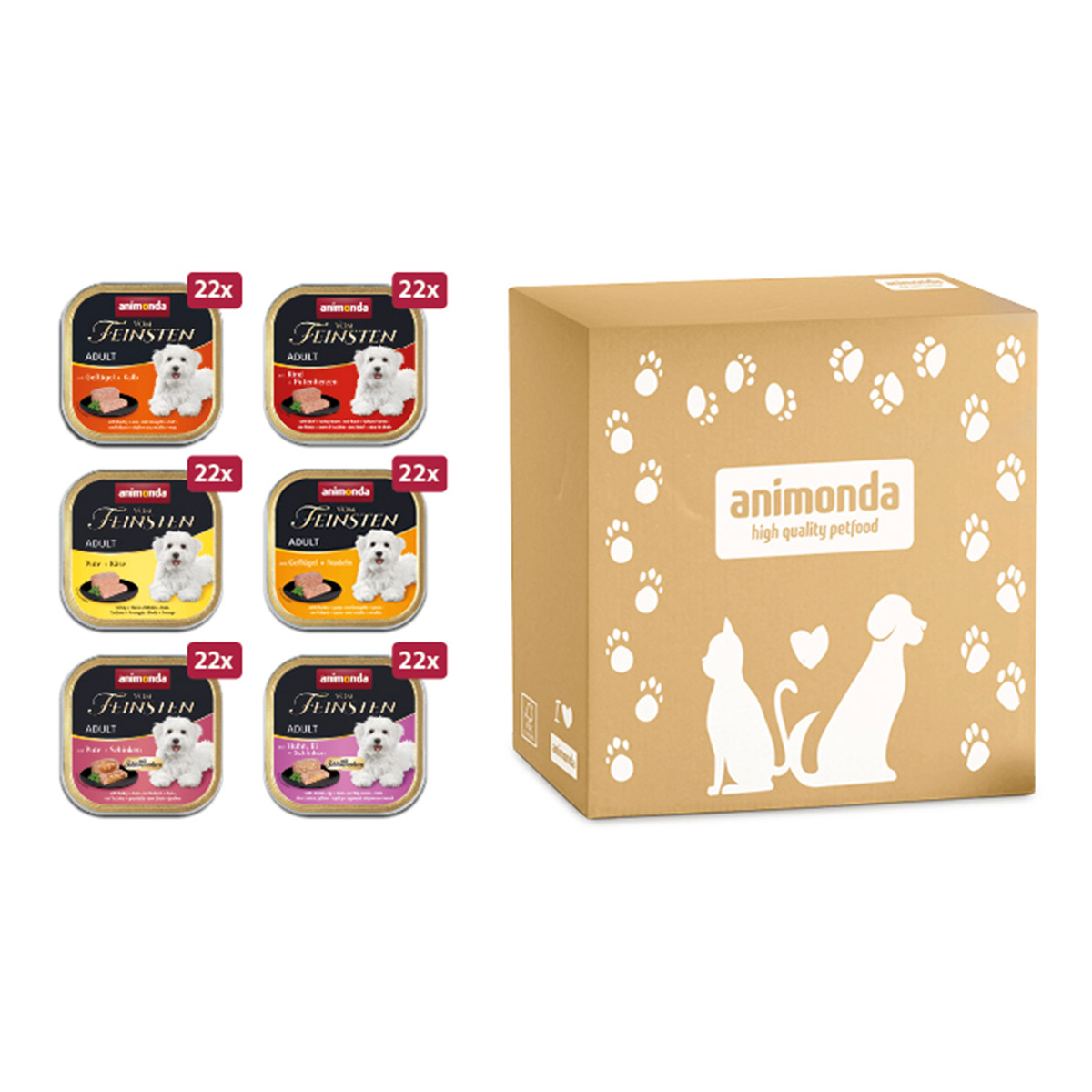 animonda vom Feinsten Adult megapack 6 × 22 × 150 g