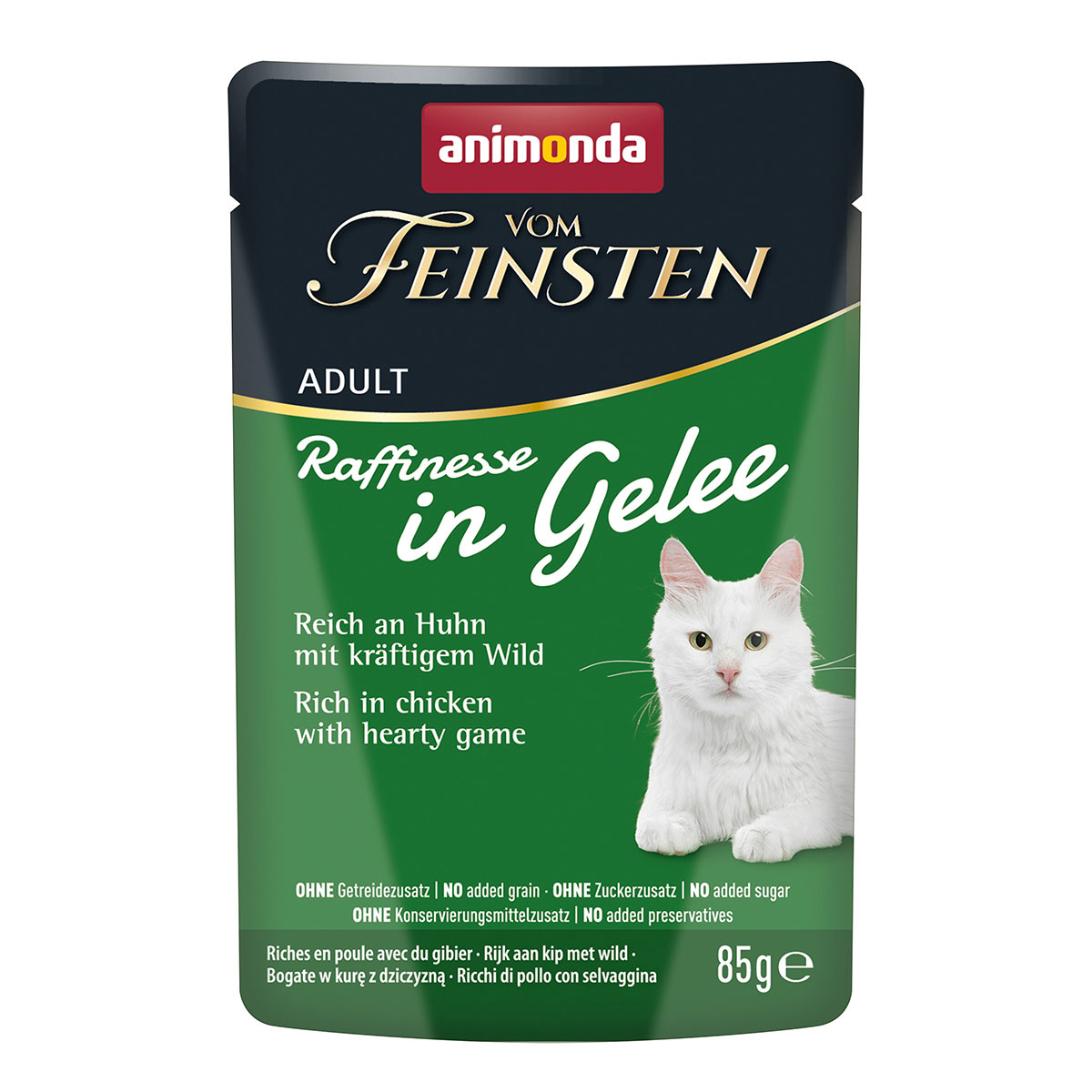 animonda vom Feinsten Raffinesse Gelee Huhn und Wild