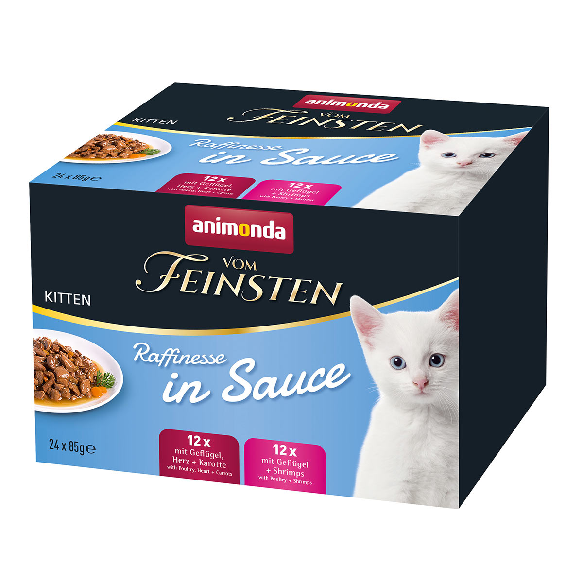 animonda vom Feinsten Raffinesse v omáčce pro koťata 24 × 85 g
