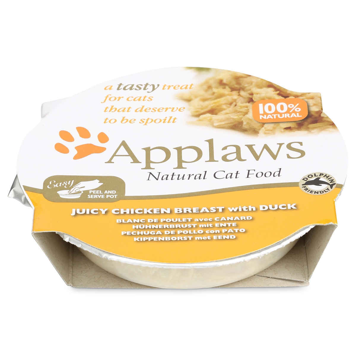 Applaws Cat saftige Hühnerbrust mit Ente 10x60g