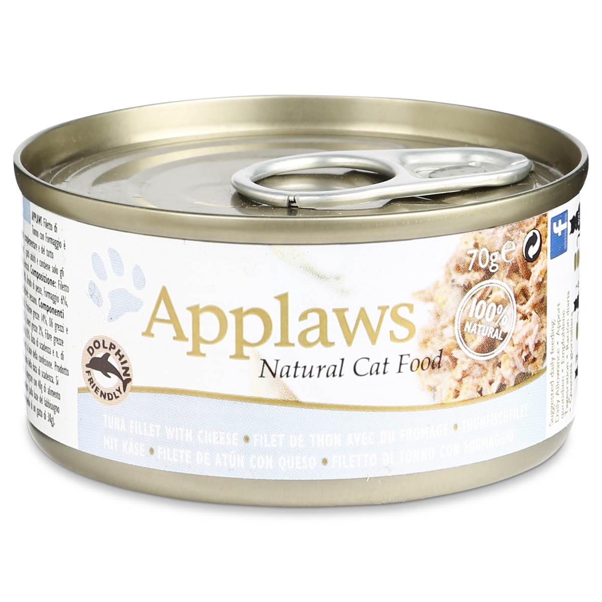 Applaws Cat filety z tuňáka a sýr 24 × 70 g