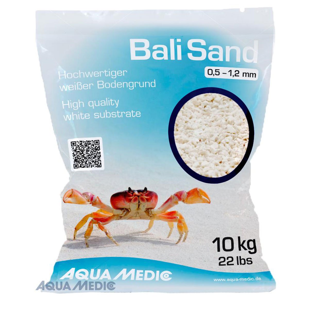 Aqua Medic Bali písek do akvária zrnitost 0,5–1,2 mm 10 kg