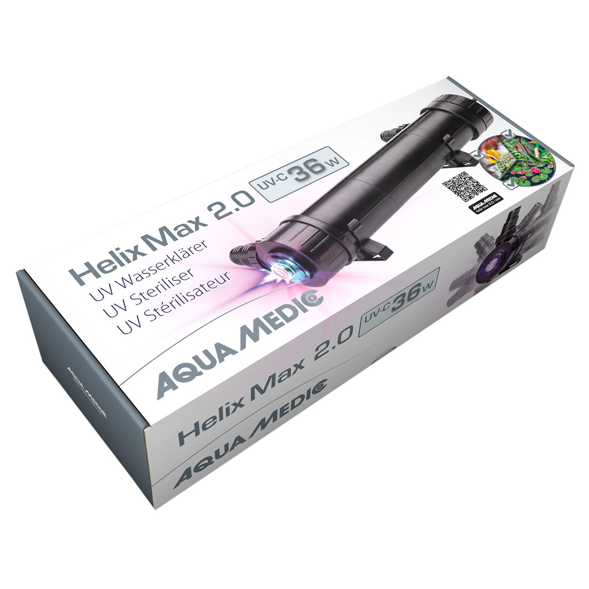 Aqua Medic UV-C sterilizér vody Helix Max 2.0 36