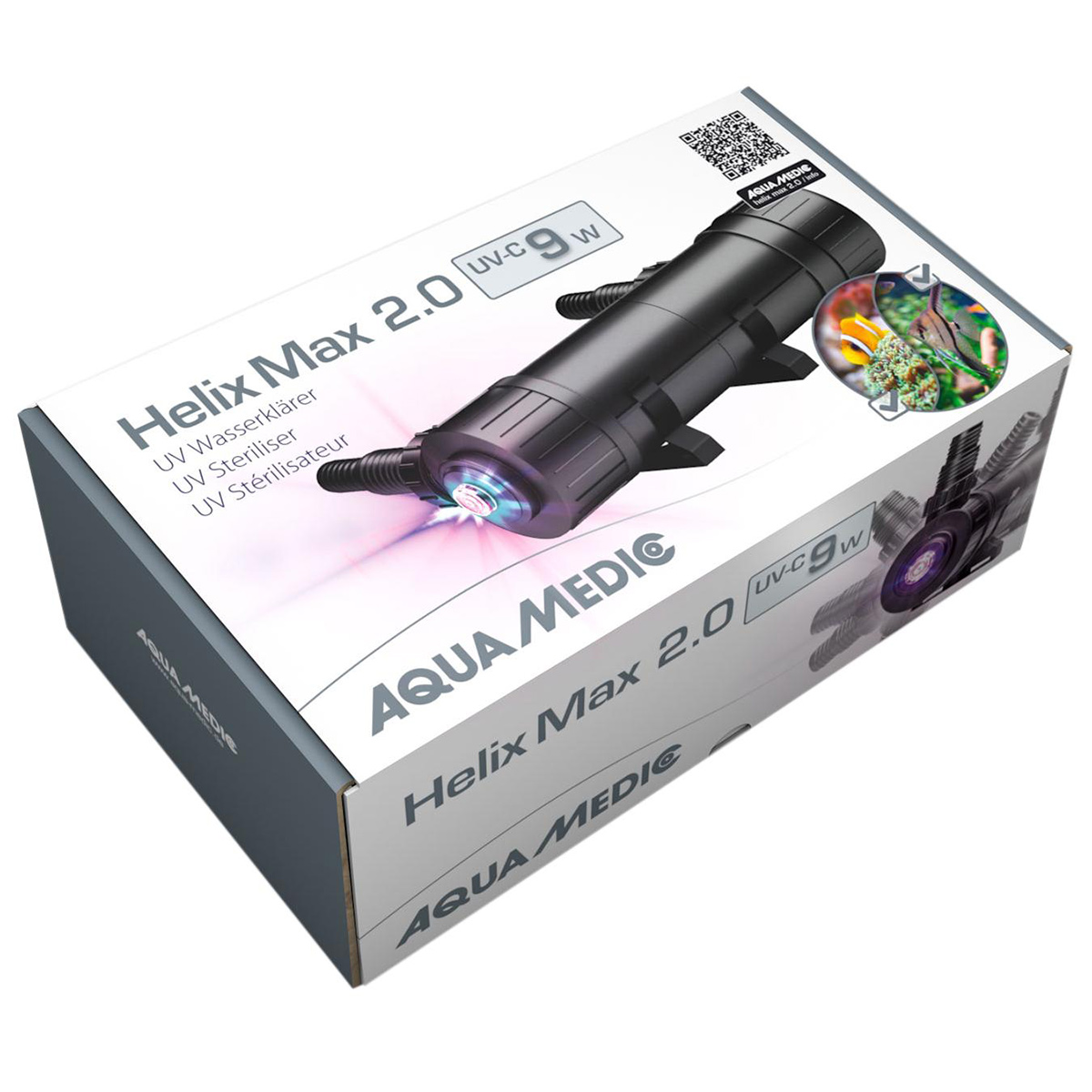 Aqua Medic UV-C sterilizér vody Helix Max 2.0 9