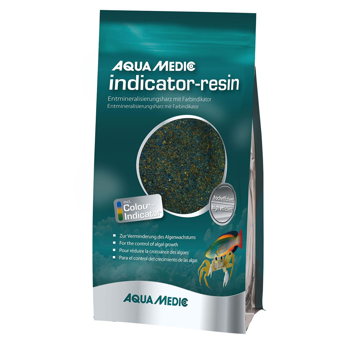 Aqua Medic demineralizační pryskyřice indicator-resin 730 g