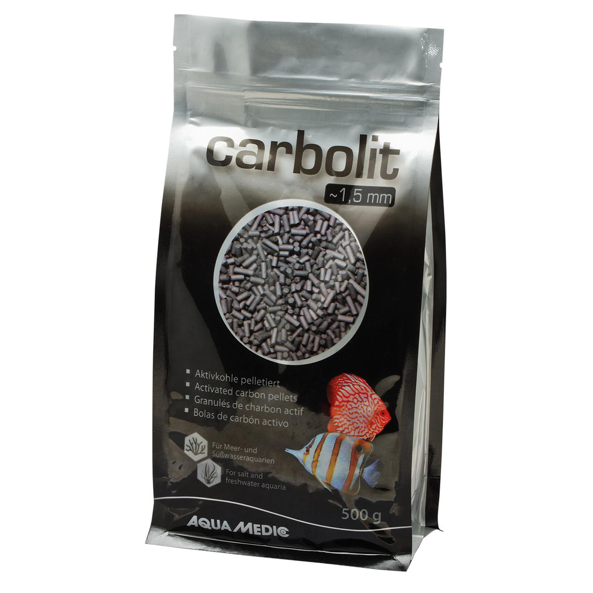 Levně Aqua Medic aktivní uhlí carbolit 1,5 mm pelety 500 g
