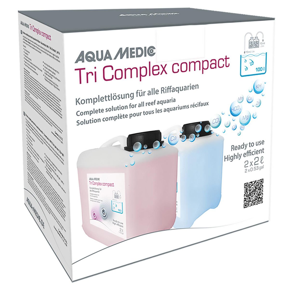 Aqua Medic Tri Complex Compact 2 × 5 l