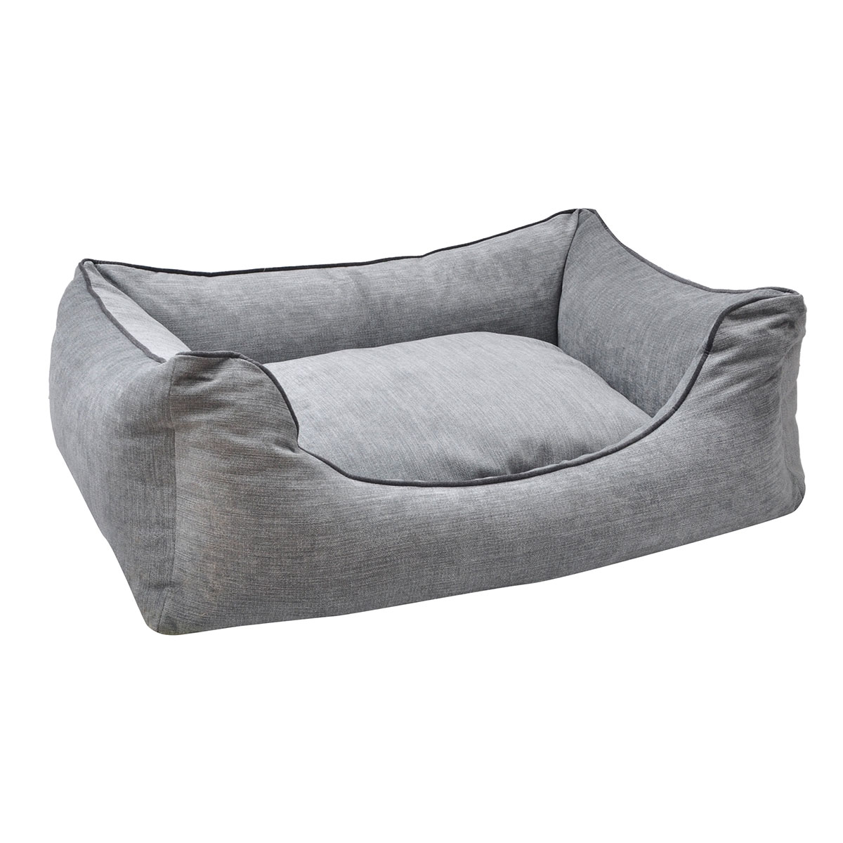 Levně Aumüller Sofa Ortho Line pelíšek pro psy, šedá barva 100 × 80 × 30 cm