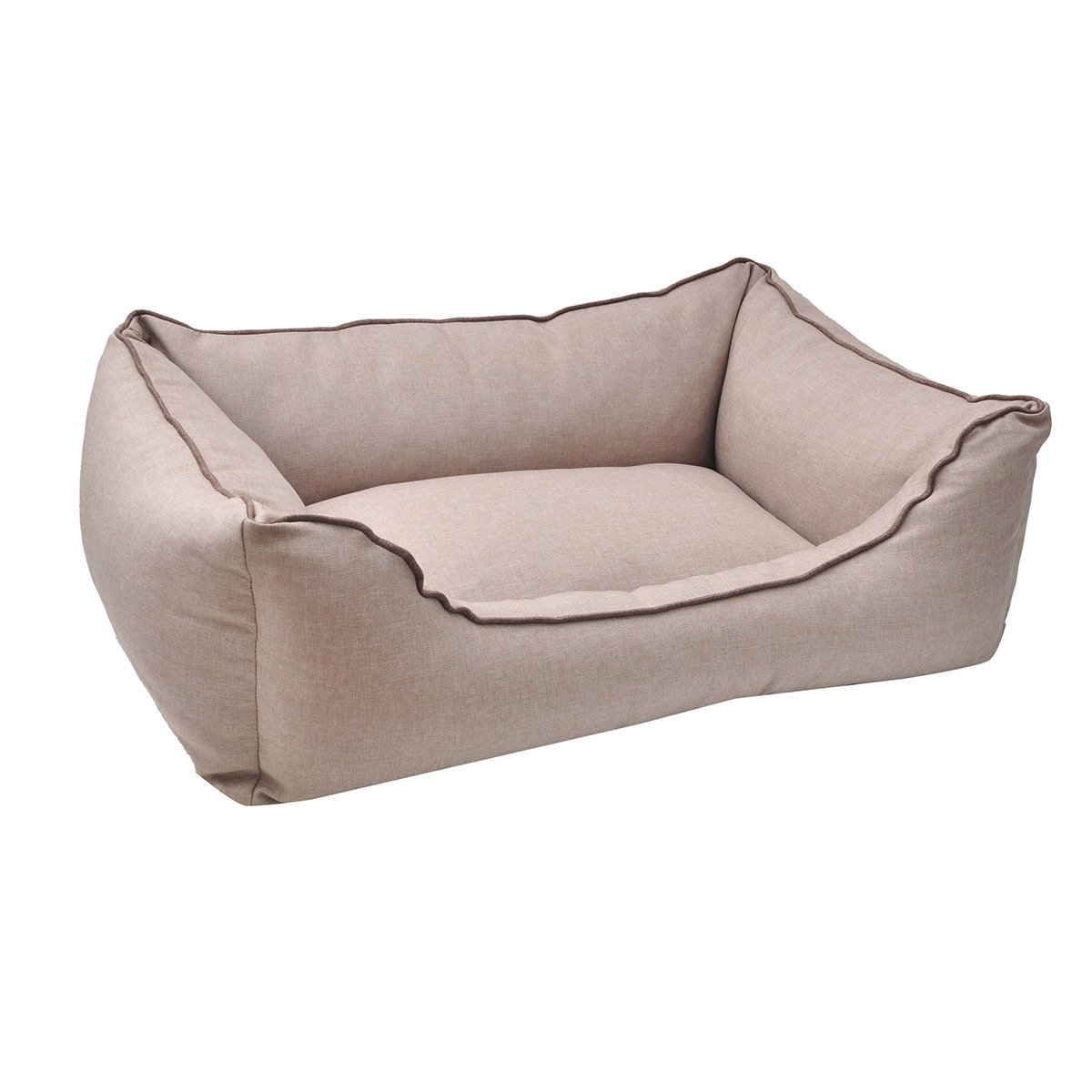 Levně Aumüller pelíšek pro psy Sofa Basic béžový 100 × 80 × 30 cm