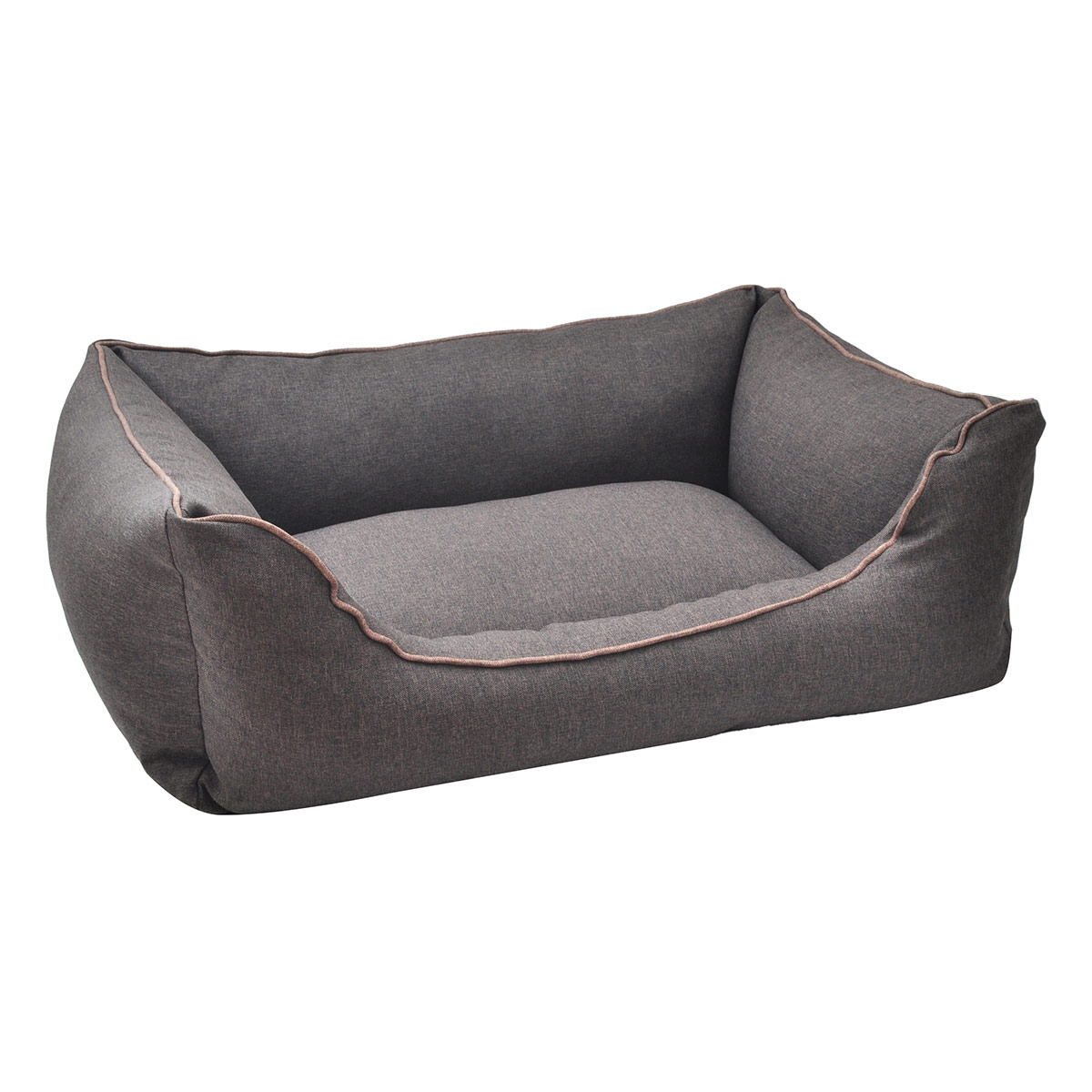 Levně Aumüller pelíšek pro psy Sofa Basic hnědý 100 × 80 × 30 cm