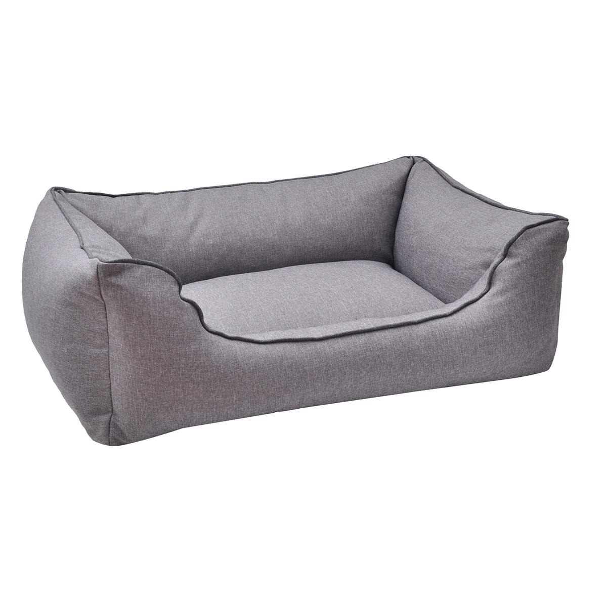 Levně Aumüller pelíšek pro psy Sofa Basic šedý 100 × 80 × 30 cm